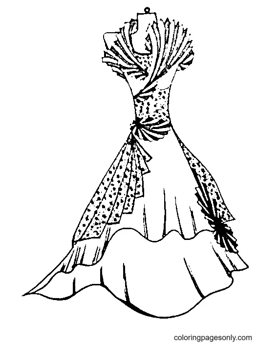 Dress Coloring Pages 65