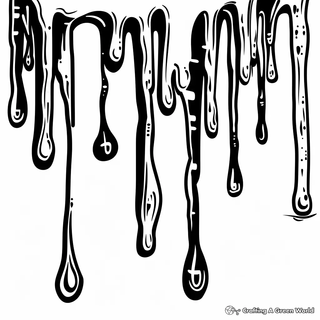 Drip Coloring Pages 11