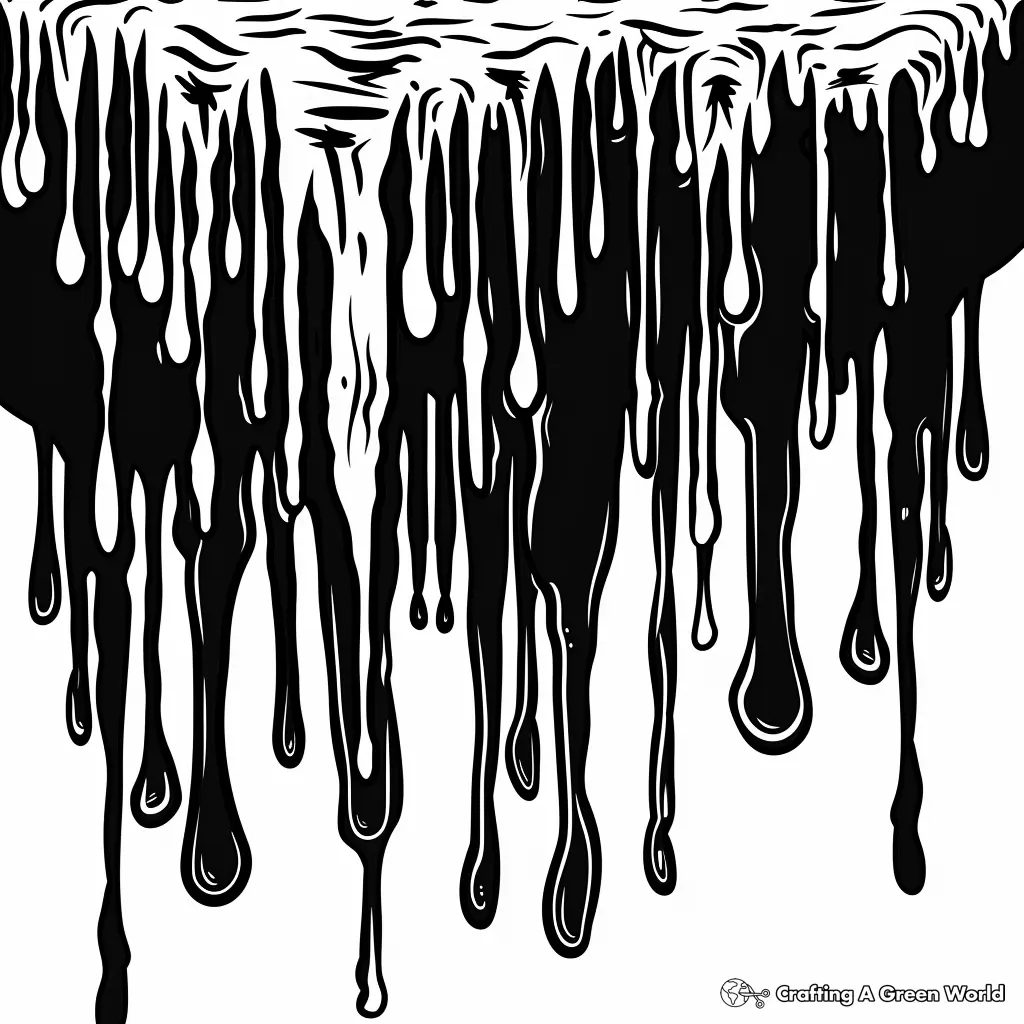 Drip Coloring Pages 12
