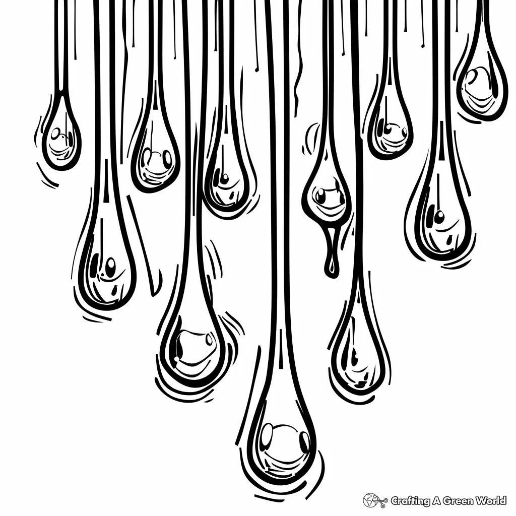 Drip Coloring Pages 17