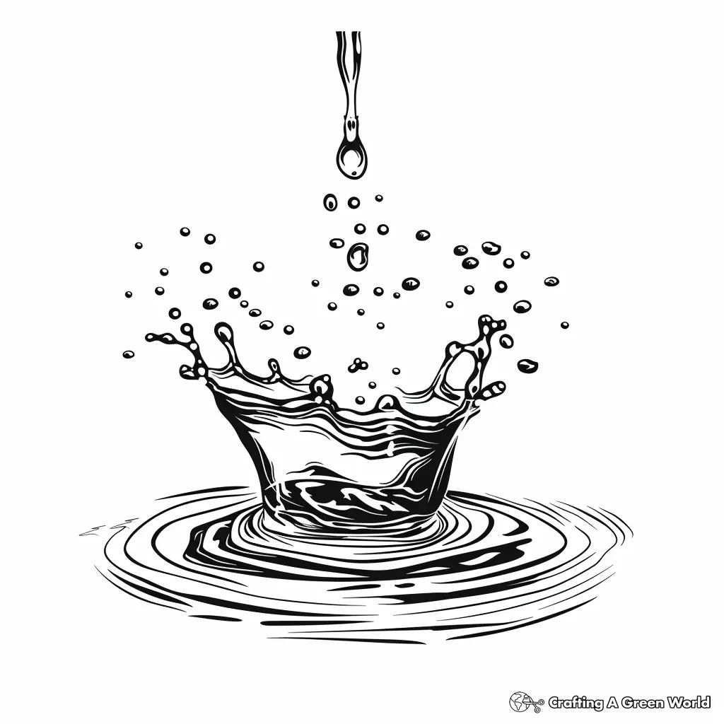 Drip Coloring Pages 22