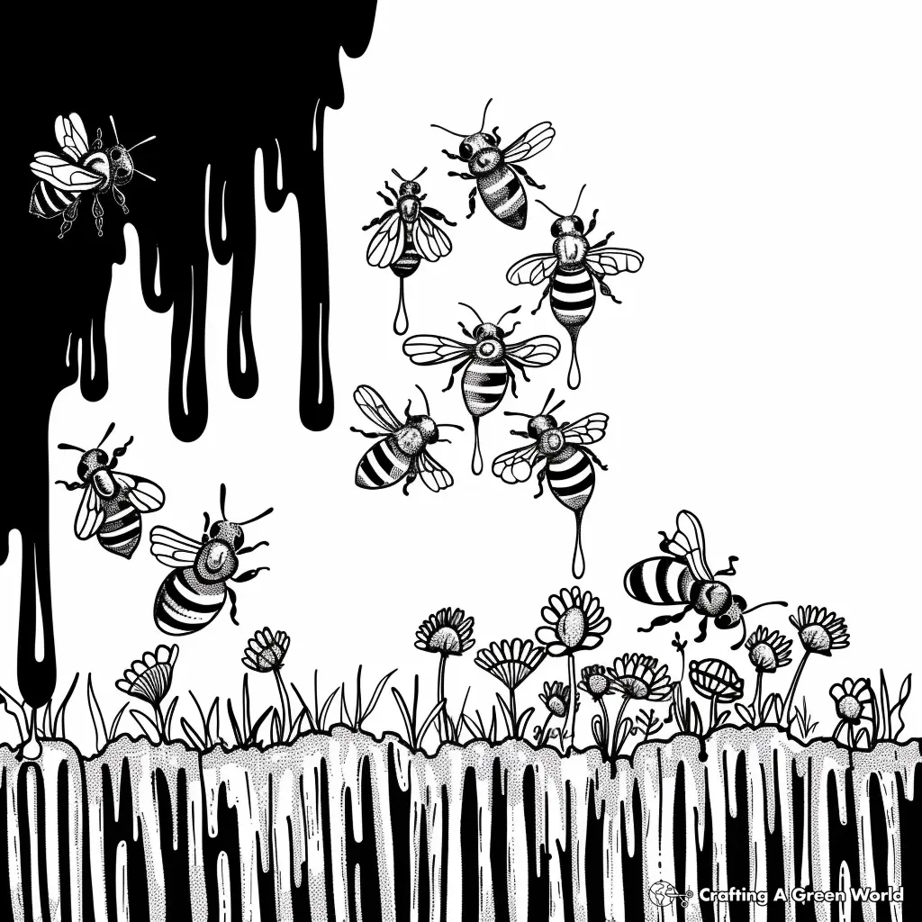 Drip Coloring Pages 31