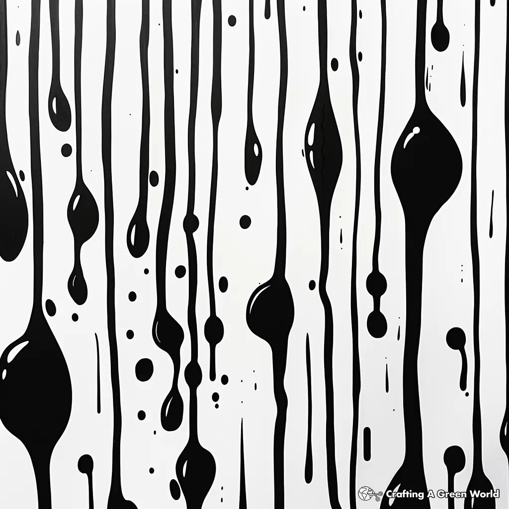 Drip Coloring Pages 7