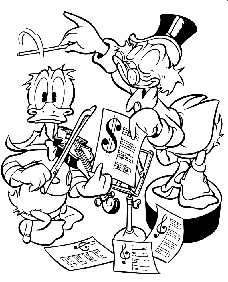 DuckTales Coloring Pages 2