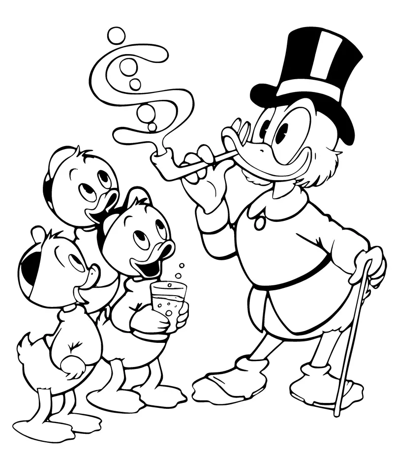 DuckTales Coloring Pages 6
