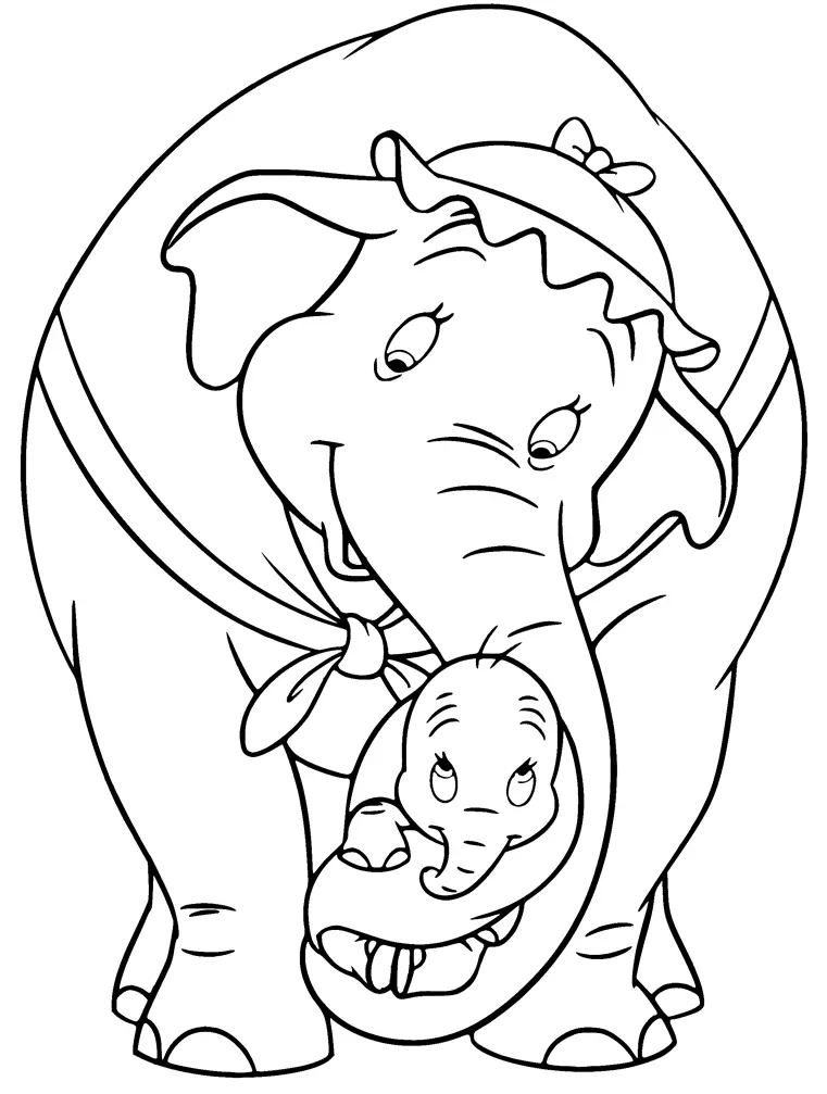 Dumbo Ausmalbilder 10