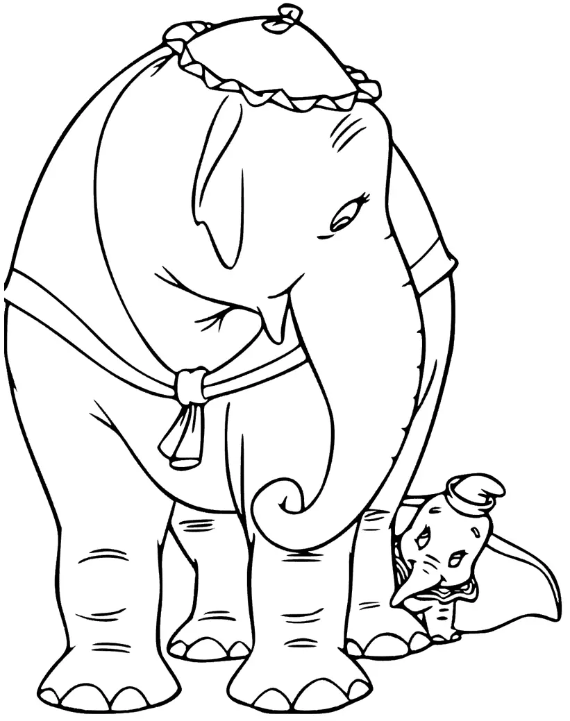 Dumbo Ausmalbilder 16