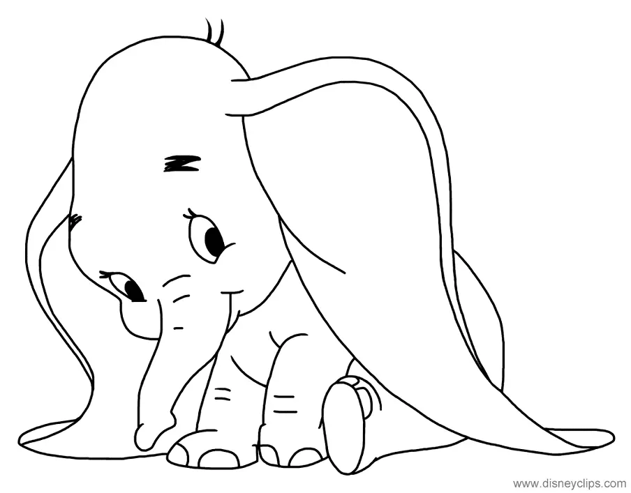 Dumbo Ausmalbilder 19