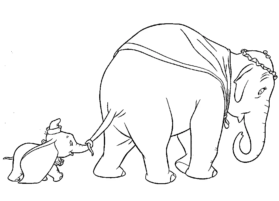Dumbo Ausmalbilder 38
