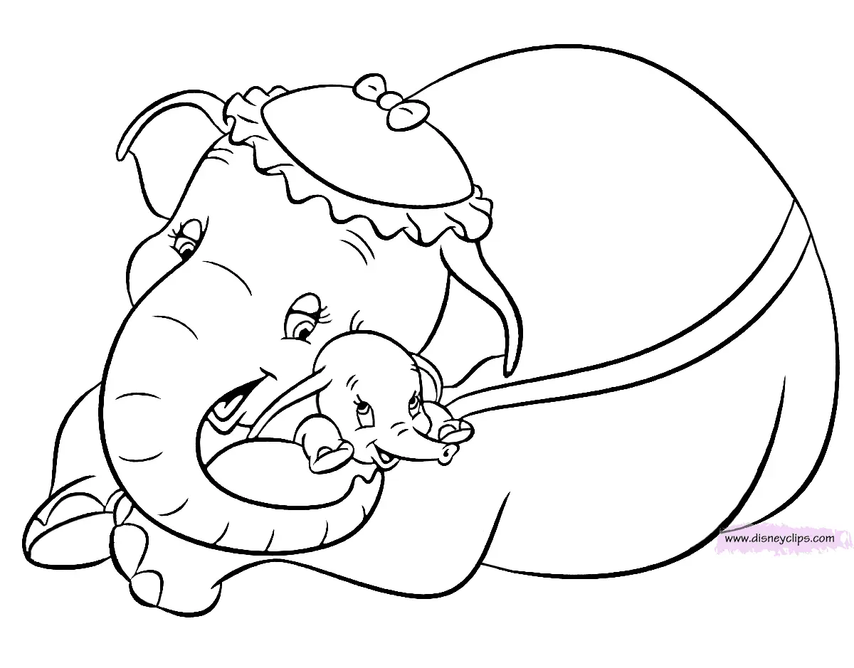 Dumbo Ausmalbilder 4