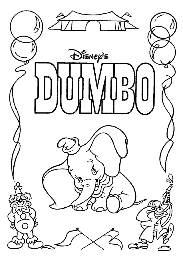 Dumbo Ausmalbilder 40