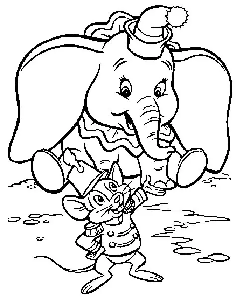 Dumbo Ausmalbilder 49