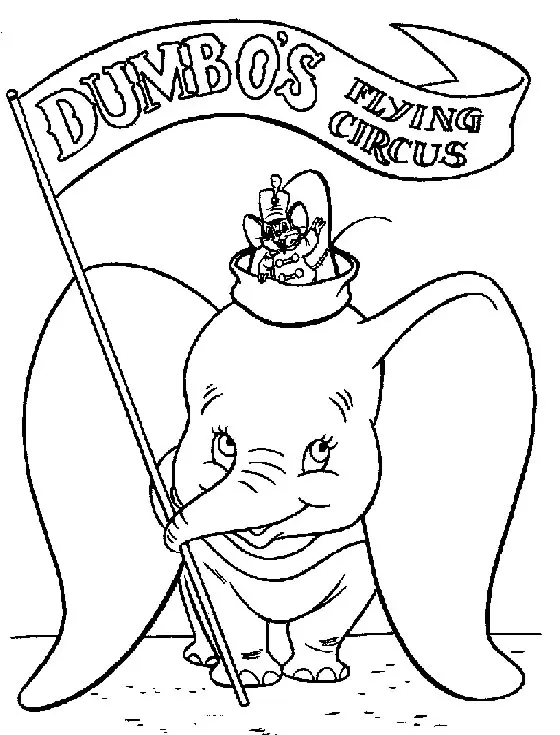 Dumbo Ausmalbilder 55