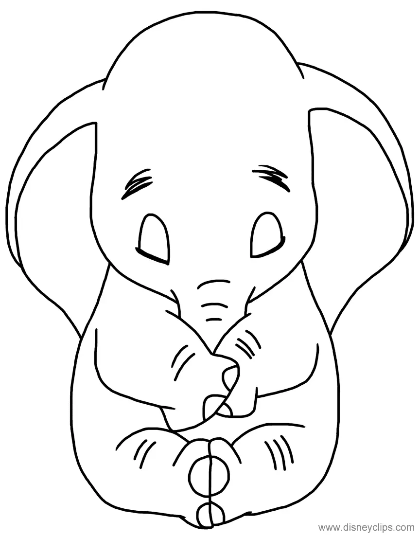 Dumbo Ausmalbilder 6