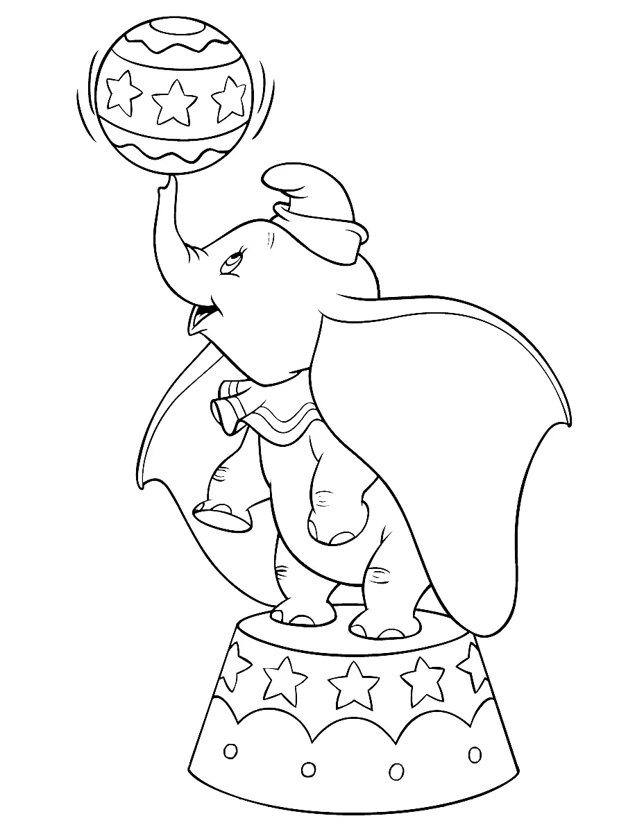 Dumbo Ausmalbilder 9