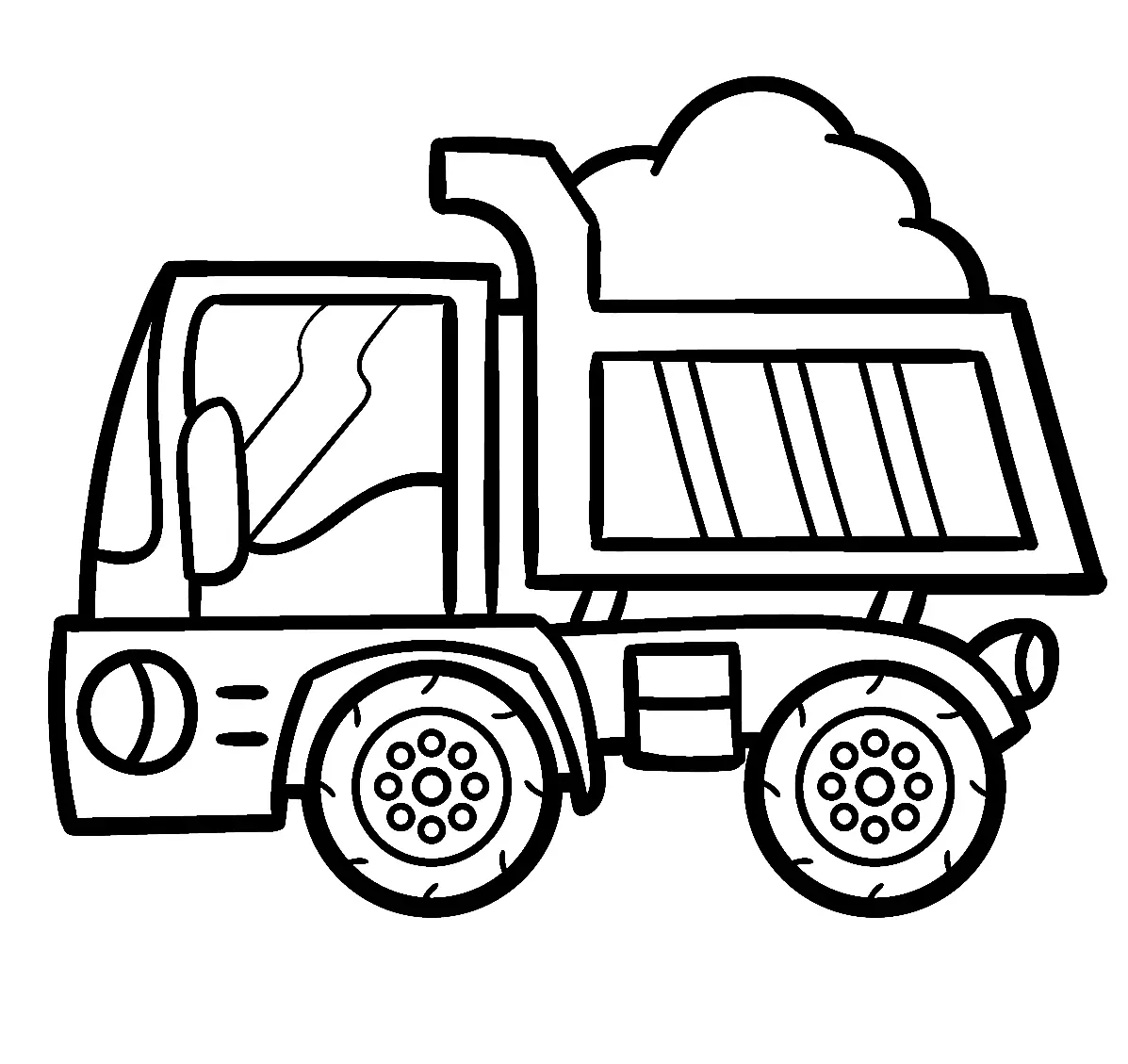 Dump Truck Coloring Pages 13