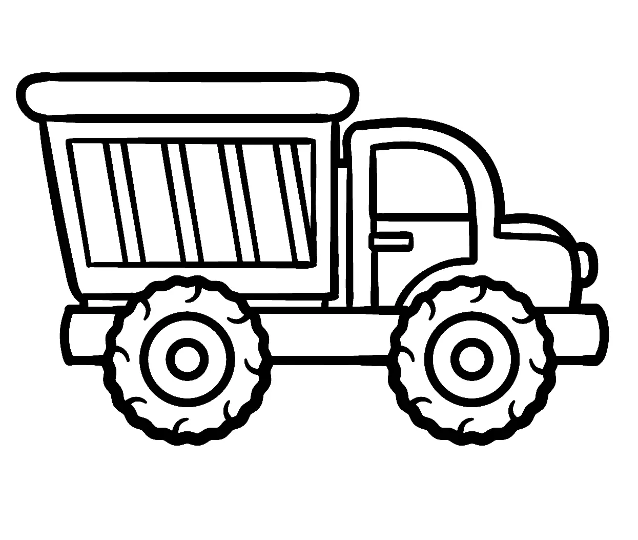 Dump Truck Coloring Pages 14