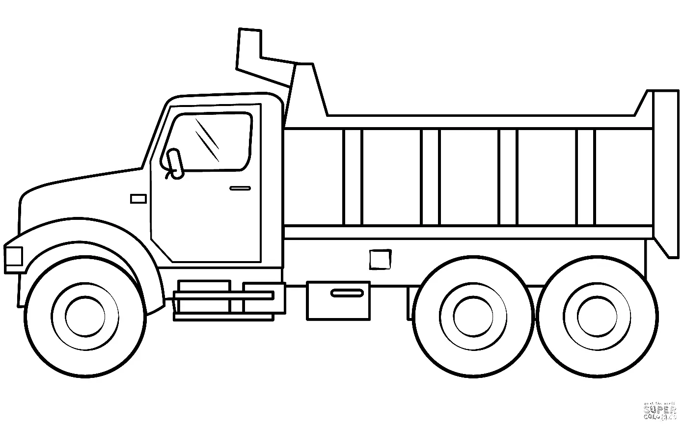 Dump Truck Coloring Pages 15