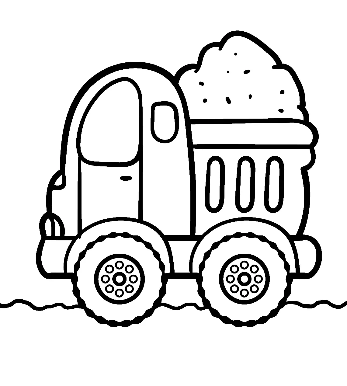 Dump Truck Coloring Pages 20