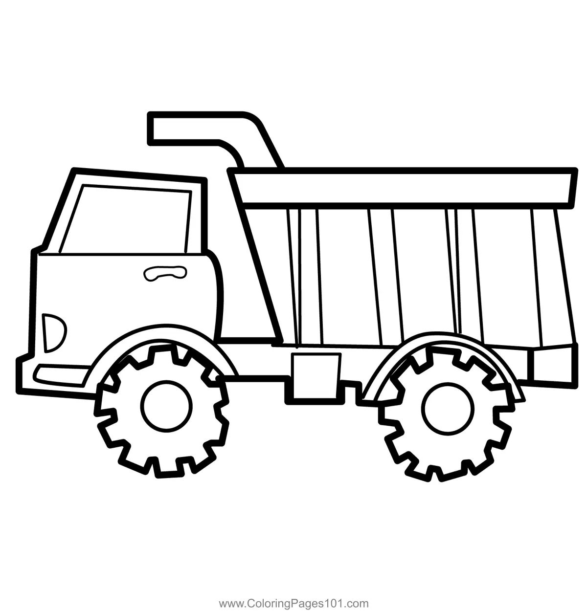 Dump Trucks Coloring Pages