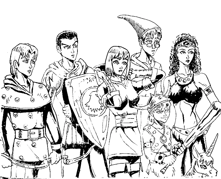 Dungeons and Dragons Ausmalbilder 15