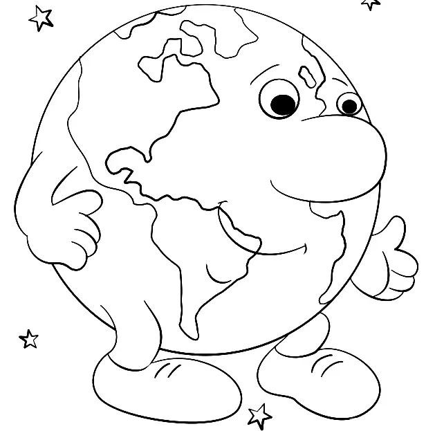 Earth Coloring Pages 25