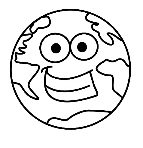 Earth Coloring Pages 6