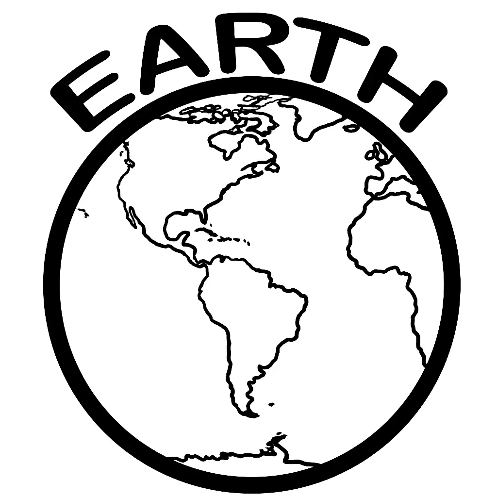 Earth Coloring Pages 7