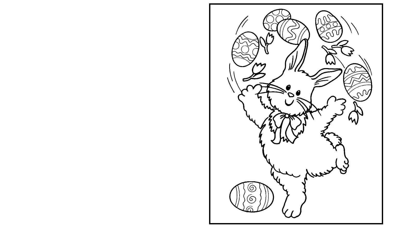 Easter Card Coloring Pages 33