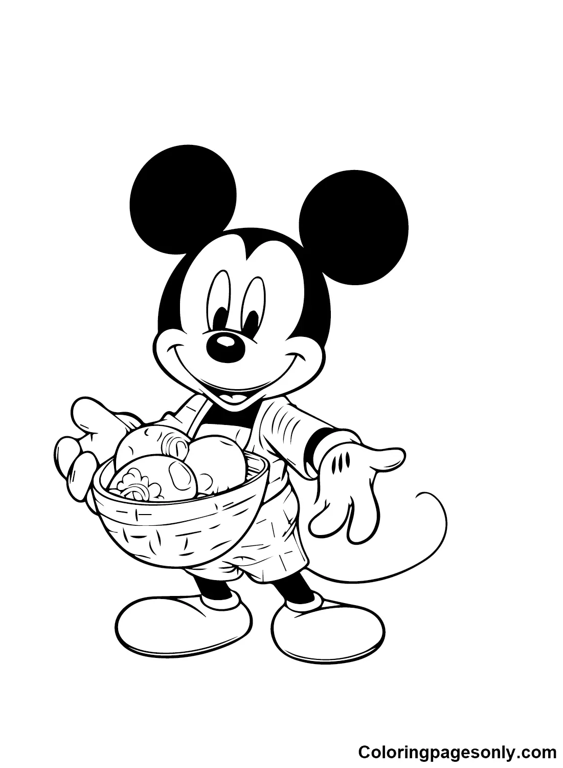 Desenhos de Animados de Pascoa Para Colorir 10
