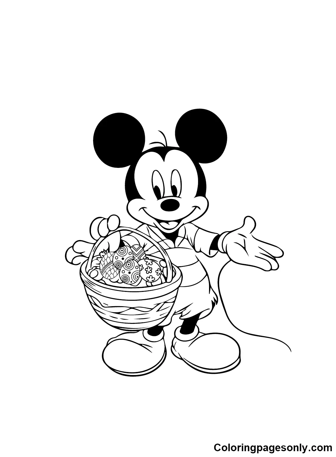 Desenhos de Animados de Pascoa Para Colorir 15