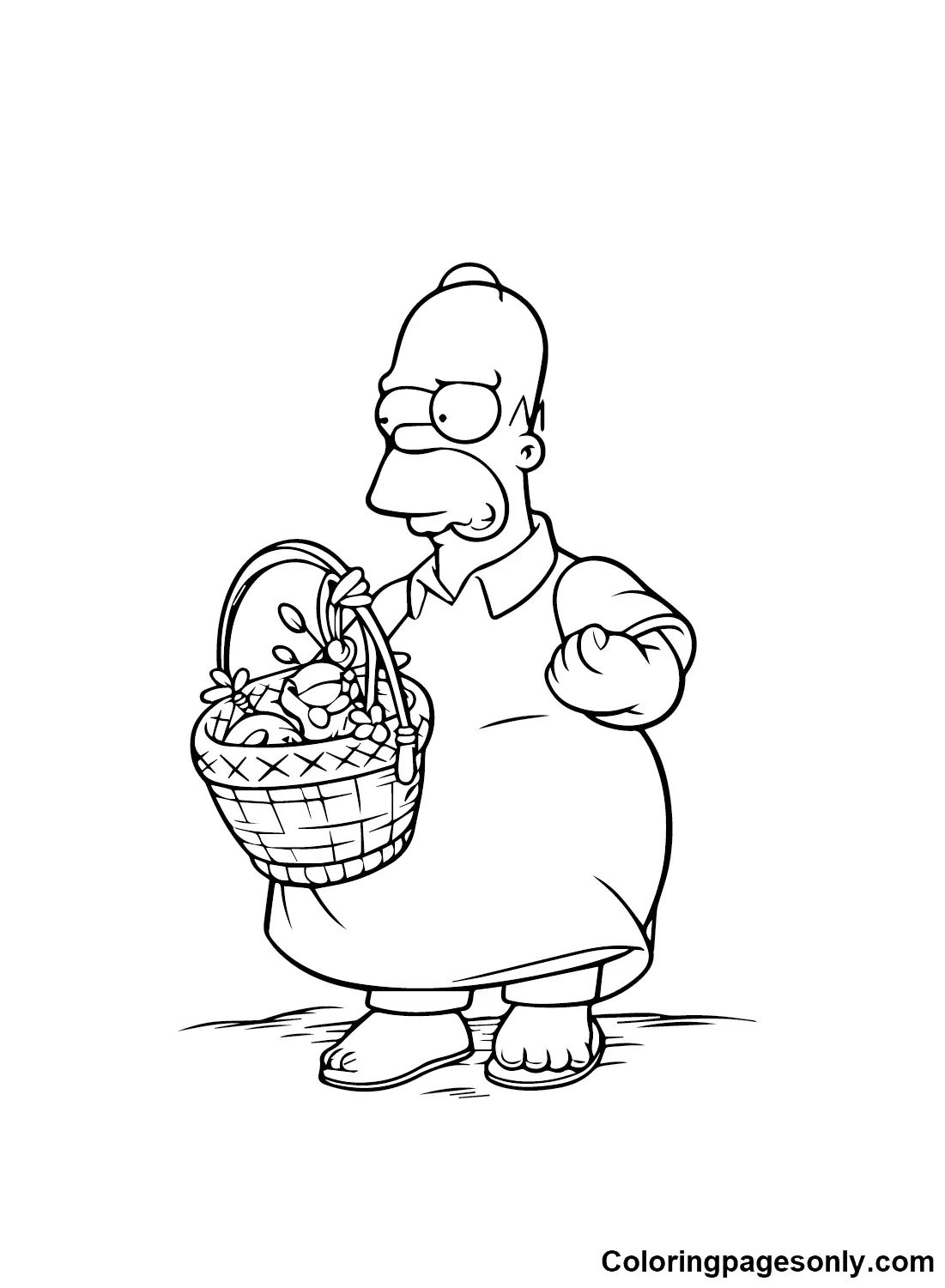 Desenhos de Animados de Pascoa Para Colorir 26