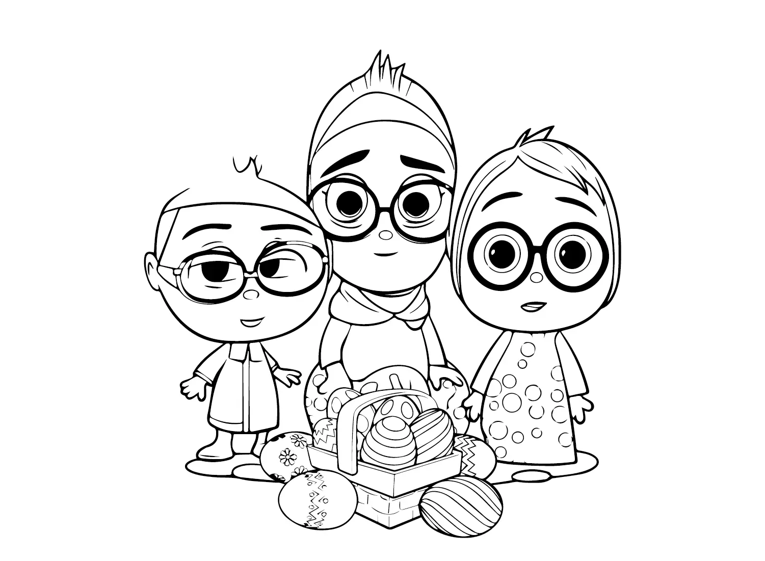 Desenhos de Animados de Pascoa Para Colorir 28