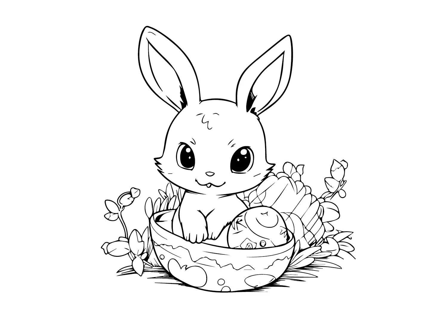 Desenhos de Animados de Pascoa Para Colorir 9