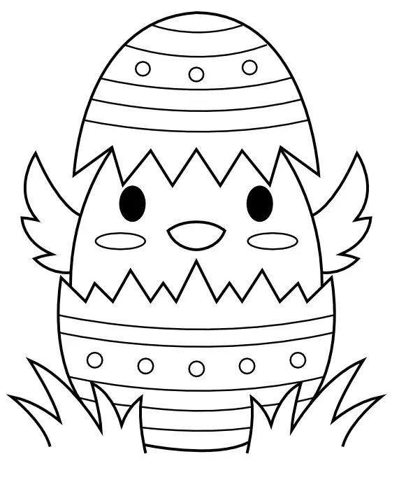 Easter Eggs Coloring Pages 115