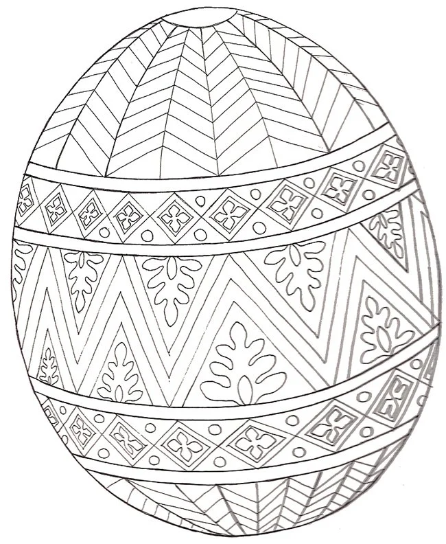 Easter Eggs Coloring Pages 12