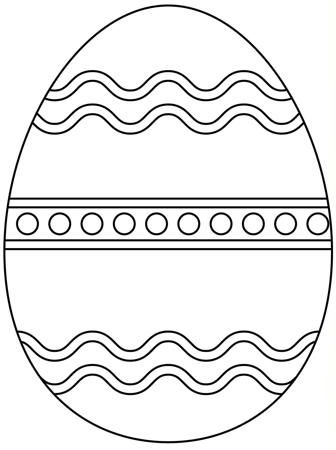 Easter Eggs Coloring Pages 14