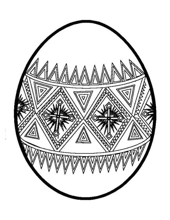 Easter Eggs Coloring Pages 19