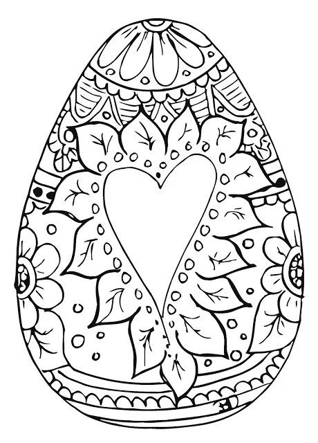 Easter Eggs Coloring Pages 20