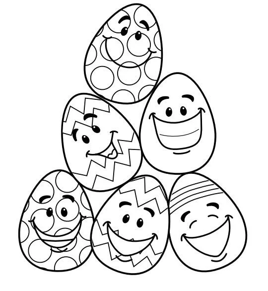 Easter Eggs Coloring Pages 51