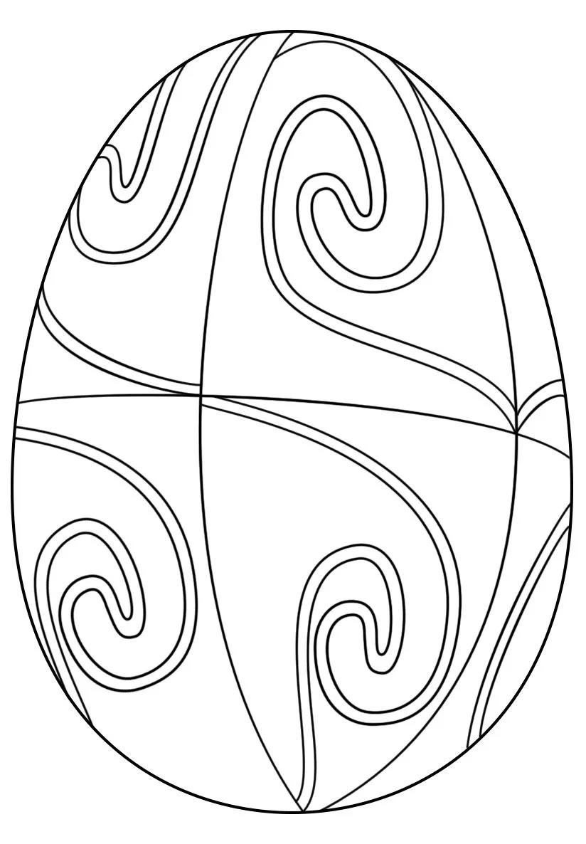 Easter Eggs Coloring Pages 60