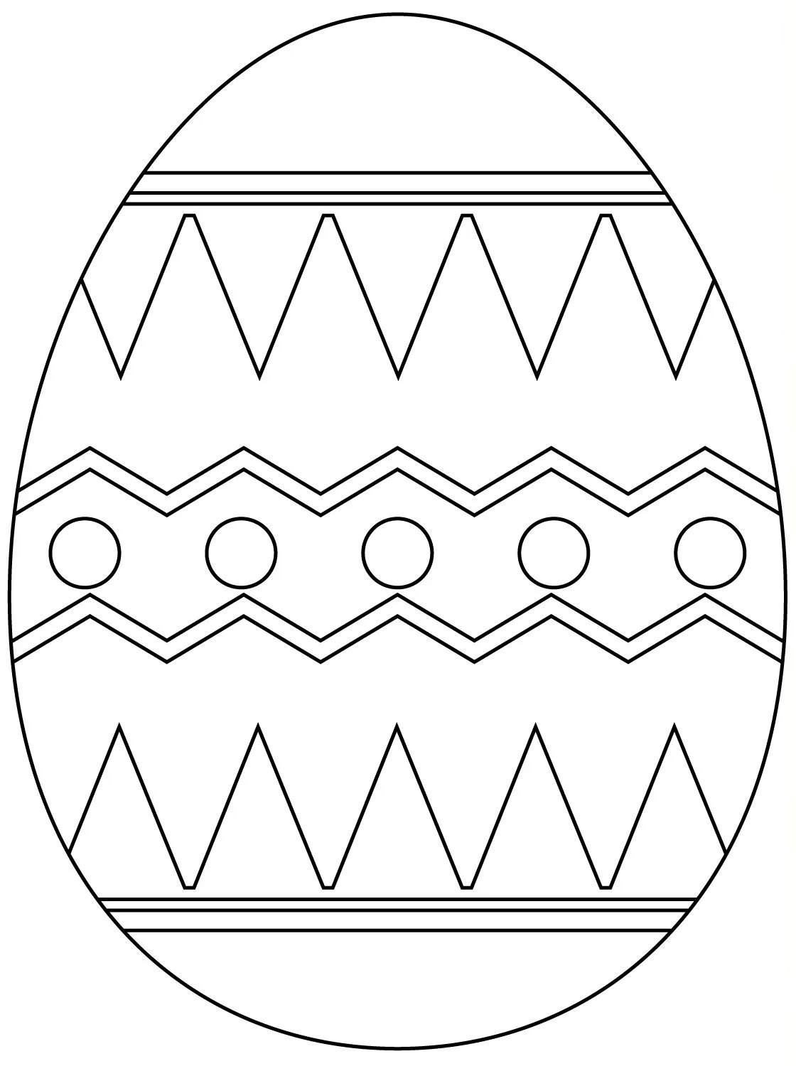 Easter Eggs Coloring Pages 75