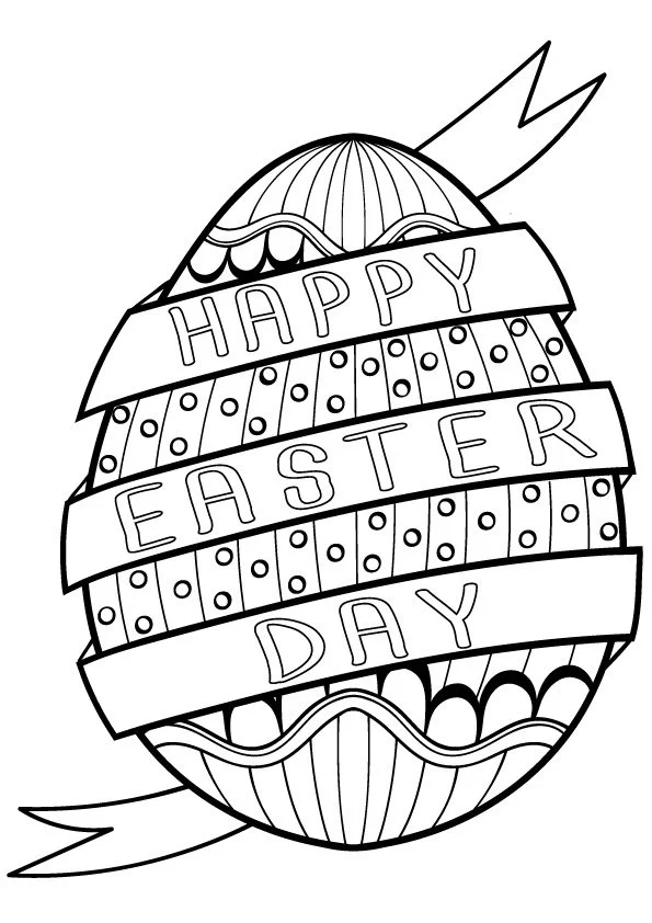 Easter Eggs Coloring Pages 82