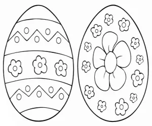 Easter Eggs Coloring Pages 83