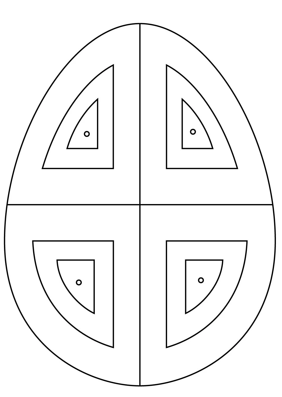 Easter Eggs Coloring Pages 84