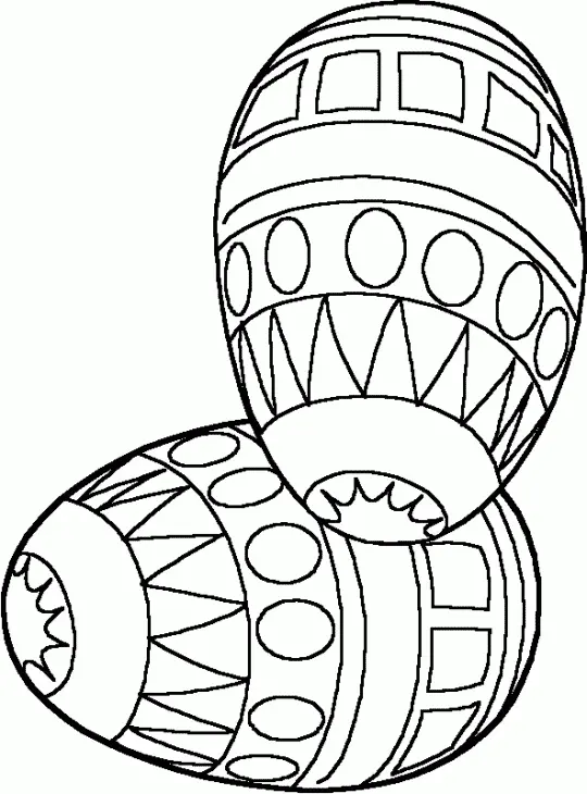 Easter Eggs Coloring Pages 86