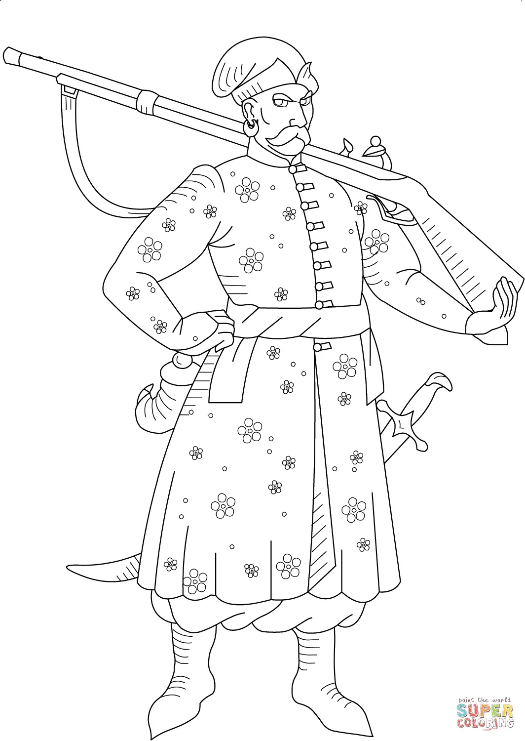 Dinamarca Para Colorir 2