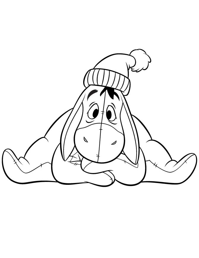 Eeyore Para Colorear 10