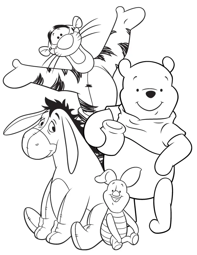 Eeyore Para Colorear 14