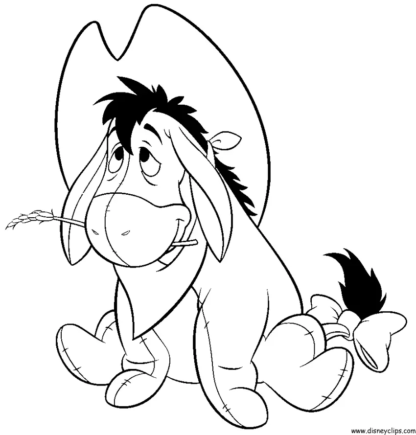 Eeyore Para Colorear 17